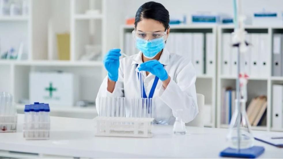 scientist working in a lab